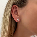 Penny | Trio Pearl Cluster Studs | Sterling Silver