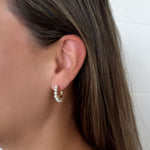 Pearl Hoop Earrings