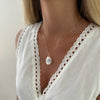 Ivy | Large Fireball Baroque Pearl Gold Pendant Necklace